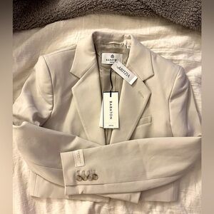 Aritzia Babaton Arbus blazer matte pearl